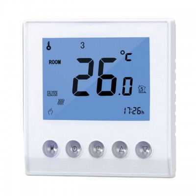 communicating thermostat with Modbus RS485 for heating Smart Home Control