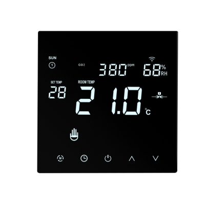 FC285 WiFi programmable Heating Thermostat for water heating or gas boiler with humidity & TVOC