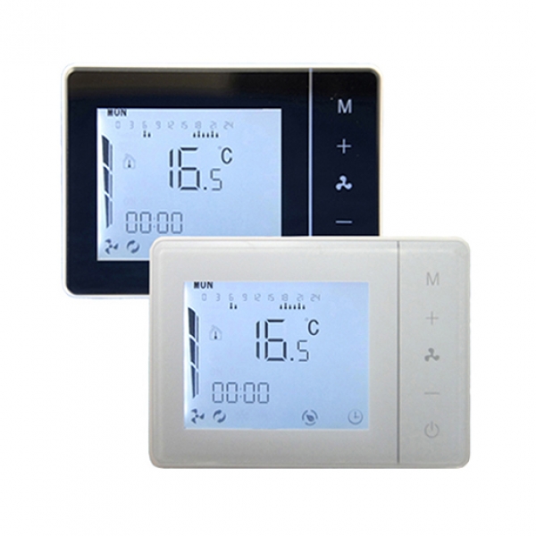 HY01AC LCD touch key room thermostat of FCU