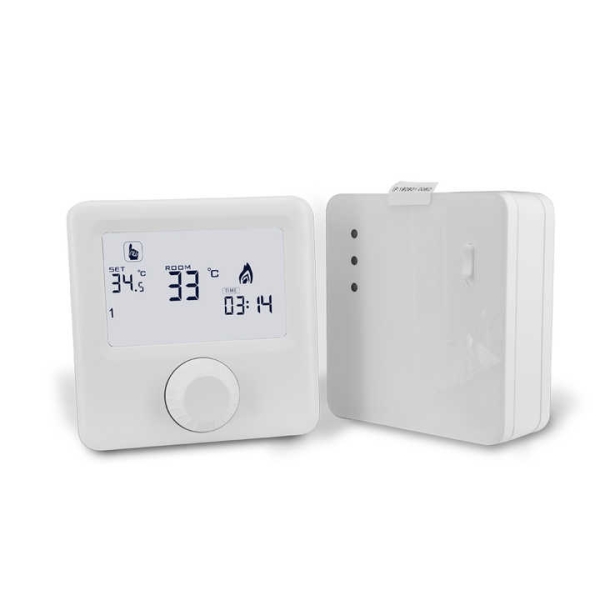 HY06RF Programmable Wireless HeatingThermostat for Gas Boiler/ Water or Electric Heating