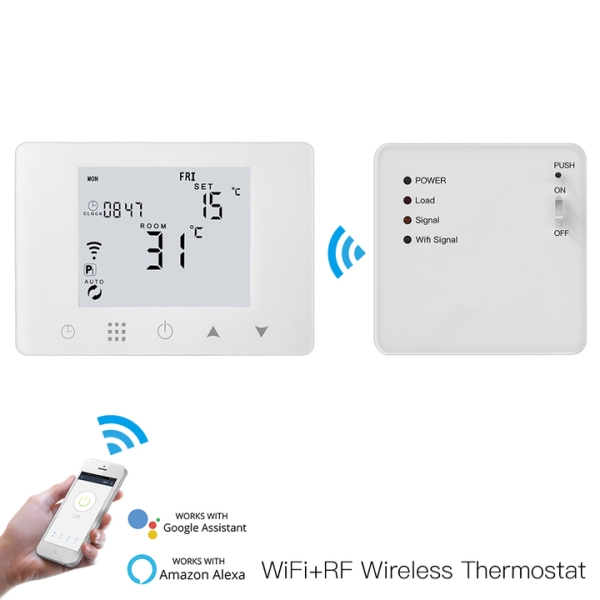 Wifi Wireless heating thermostat for water heating, boiler or electric heating