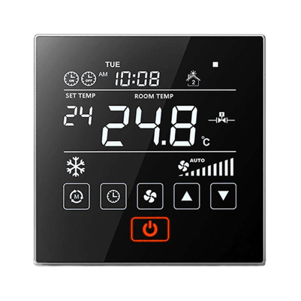 FC261C Touch Screen Communicating Thermostat with RS485 Modbus